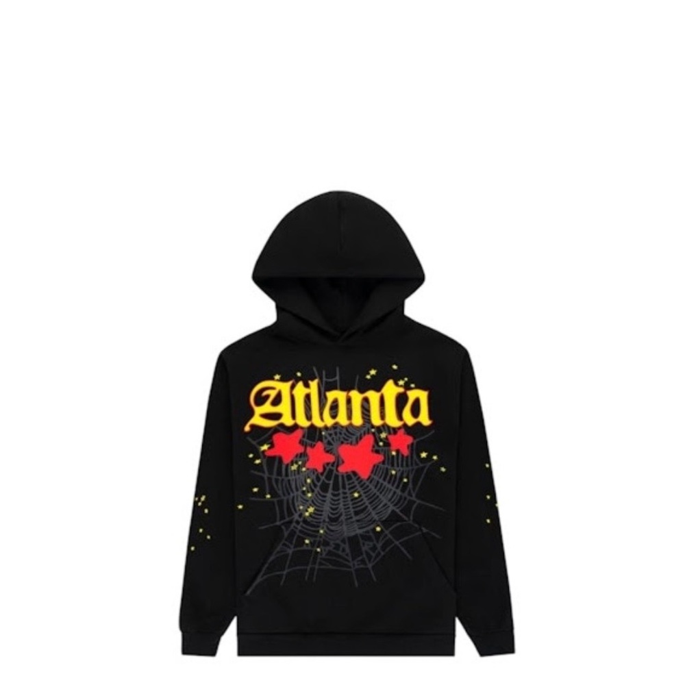 Black Graphic V-Neck Sweater